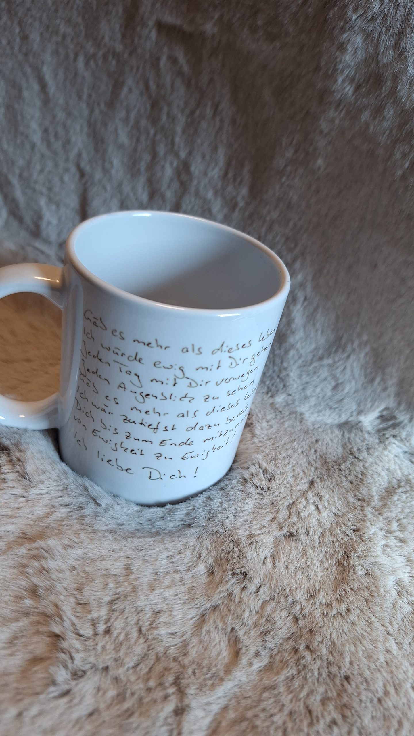 Einzigartiger Brief mit Foto - Tasse