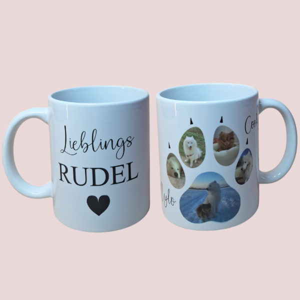 Lieblingsrudel-Hundepfoten Tasse
